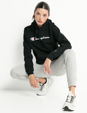 Sudadera Con Capucha Y Bolsa Champion Para Mujer