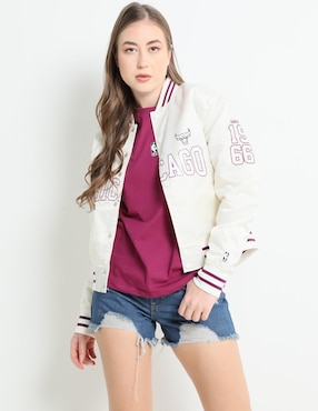 Chamarra Bomber NBA Para Mujer