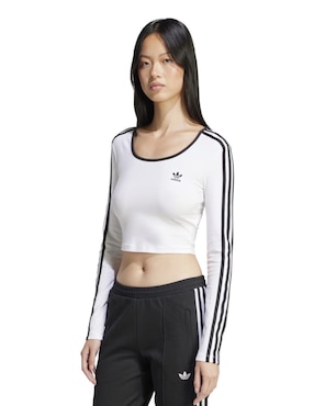 Playera Manga Larga ADIDAS Originals Cuello Redondo Para Mujer