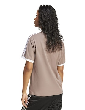 Playera manga corta Adidas Originals Adicolor cuello redondo para mujer