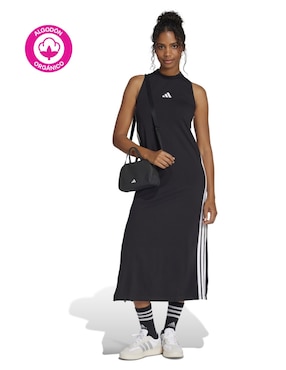 Vestido midi casual Adidas Sportswear para mujer