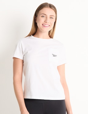 Playera Manga Corta Reebok Cuello Redondo Para Mujer