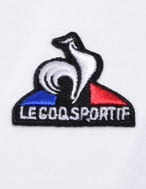 Playera manga corta Le Coq Sportif Essentiels cuello V para mujer