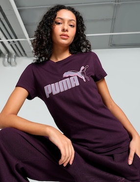 Playera Manga Corta Puma Graphics Cuello Redondo Para Mujer