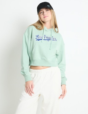 Sudadera Con Capucha Y Bolsa Mlb Para Mujer