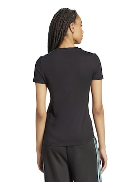 Playera manga corta Adidas Motorsport Mercedes - Amg Petronas Formula One Team cuello redondo para mujer