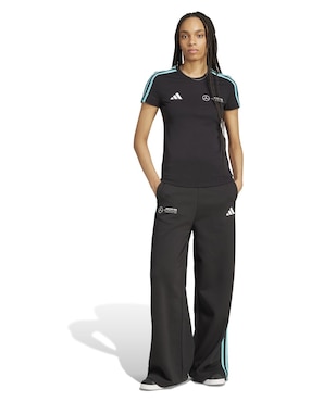 Playera manga corta Adidas Motorsport Mercedes - Amg Petronas Formula One Team cuello redondo para mujer