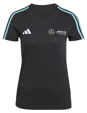 Playera manga corta Adidas Motorsport Mercedes - Amg Petronas Formula One Team cuello redondo para mujer