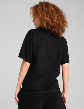 Playera manga corta Puma cuello redondo para mujer