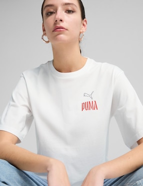 Playera Manga Corta Puma Cuello Redondo Unisex