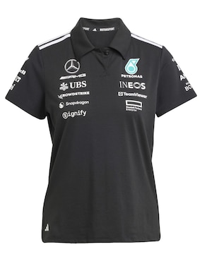 Playera manga corta ADIDAS Motorsport Dc Brackley cuello polo para mujer