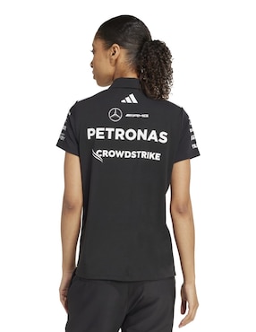 Playera manga corta ADIDAS Motorsport Dc Brackley cuello polo para mujer