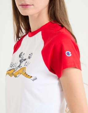 Playera manga corta Champion para mujer