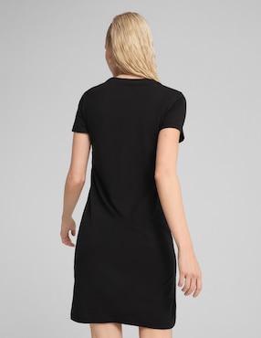 Vestido corto athleisure Puma Ess Small No 1 Logo Slim Dress para mujer