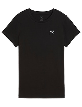 Playera manga corta Puma Ess Elevated Eee cuello redondo para mujer
