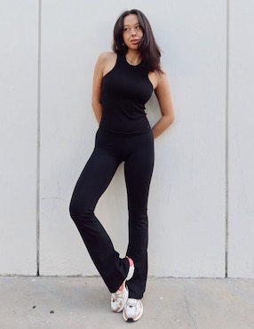 Legging cintura alta con elástico para mujer