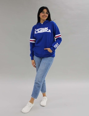 Sudadera con capucha y bolsa Tec De Monterrey para mujer