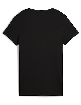 Playera manga corta Puma Ess Elevated cuello redondo para mujer