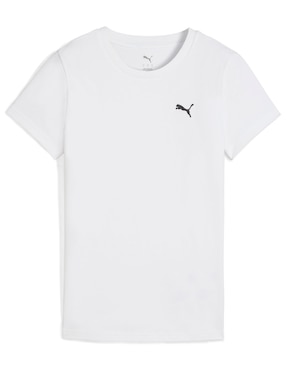 Playera manga corta Puma Wardrobe Ess cuello redondo para mujer