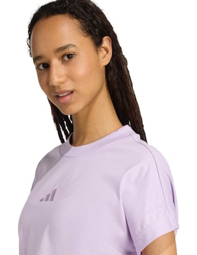 Playera manga corta Adidas Sportswear All SZN cuello redondo para mujer