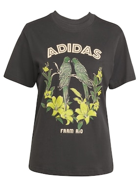 Playera manga corta Adidas Sportswear Farm cuello redondo para mujer