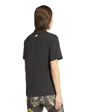 Playera manga corta Adidas Sportswear Farm cuello redondo para mujer