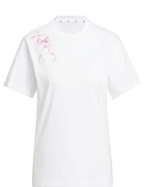 Playera manga corta Adidas Sportswear cuello redondo para mujer
