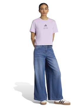 Playera manga corta Adidas Motorsport Mercedes AMG- Petronas cuello redondo para mujer