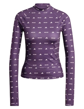 Playera manga larga Adidas Sportswear Essentials cuello alto para mujer
