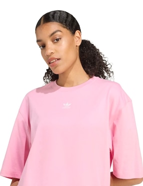 Playera manga corta Adidas Originals Essentials cuello redondo para mujer