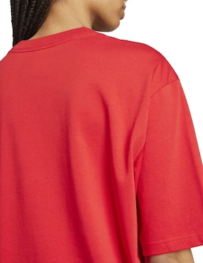 Playera manga corta Adidas Originals Adicolor cuello redondo para mujer
