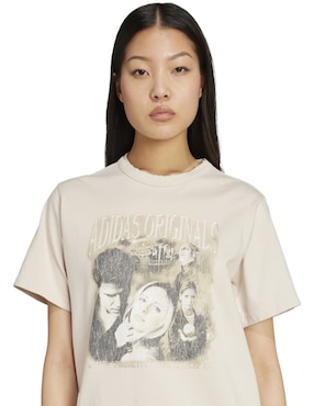 Playera manga corta Adidas Originals Disney cuello redondo para mujer
