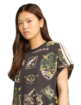 Vestido corto casual Adidas Sportswear Farm para mujer