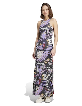 Vestido largo casual Adidas Sportswear Farm para mujer