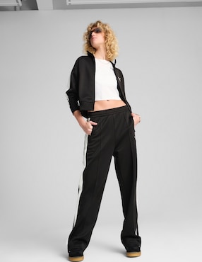 Pants regular Puma T7 Alaways On con elástico para mujer