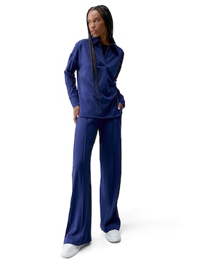 Pantalón relaxed Born acampanado para mujer