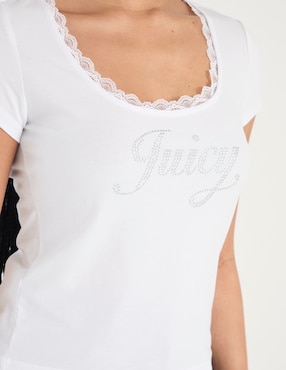 Playera manga corta Juicy Couture cuello redondo para mujer
