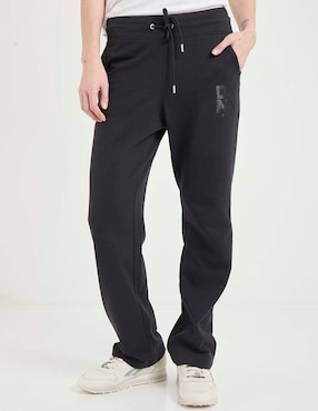 Pants regular Dkny con agujeta para mujer