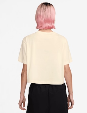 Playera manga corta Nike Sportswear cuello redondo para mujer