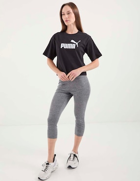 Playera manga corta Puma essentials foundation cuello redondo para mujer