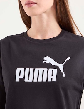 Playera manga corta Puma essentials foundation cuello redondo para mujer