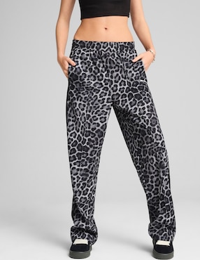 Pants regular Puma T7 Leo Luxe con elástico para mujer