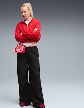 Pants regular Puma con elástico para mujer
