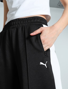 Pants regular Puma T7 con elástico para mujer