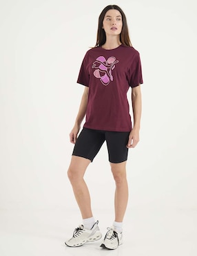 Playera manga corta Puma Graphic Relaxed Energy Tee cuello redondo para mujer