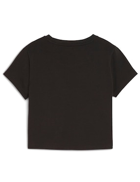 Playera manga corta Puma Wardrobe Ess cuello redondo para mujer