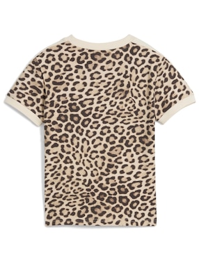 Playera manga corta Puma cuello redondo para mujer