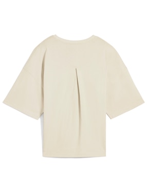 Playera manga al codo Puma cuello redondo para mujer