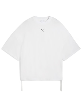 Playera manga al codo Puma cuello redondo para mujer