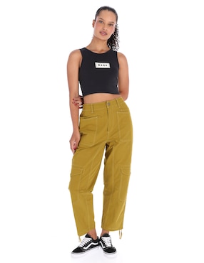 Playera Vans Upworn Fitted cuello redondo para mujer